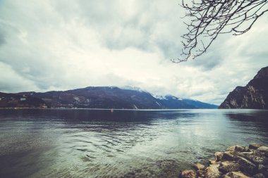 Riva del Garda. İtalyan mimarisi. 