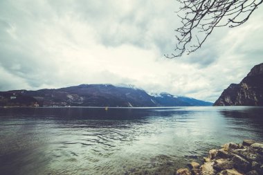Riva del Garda. İtalyan mimarisi. 