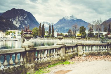 Riva del Garda. İtalyan mimarisi. 
