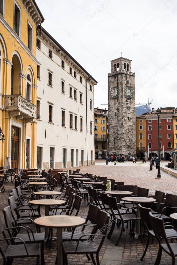 Riva del Garda. Italian architecture. 