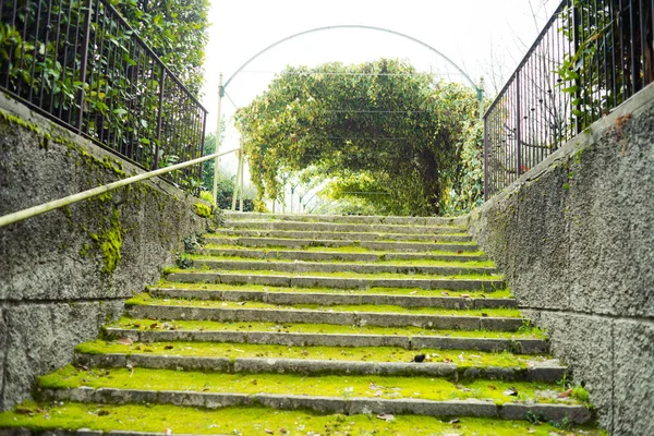 Barselona şehrinde merdivenler