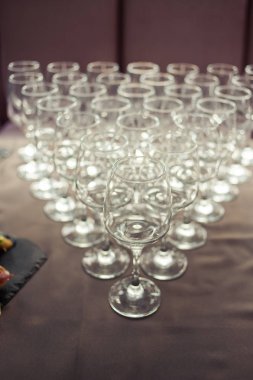 Hizmet tablo. Düğünde dekore edilmiş büfe