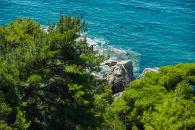 Karadağ'ın güzel deniz manzarası