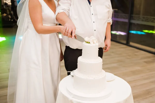 Великий Весільний Торт Тенденції Прикраси — стокове фото