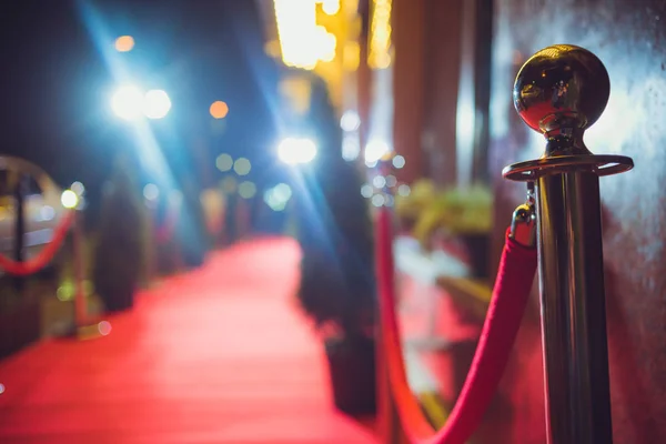 Red Carpet Entrance Decoration — Stock Photo, Image