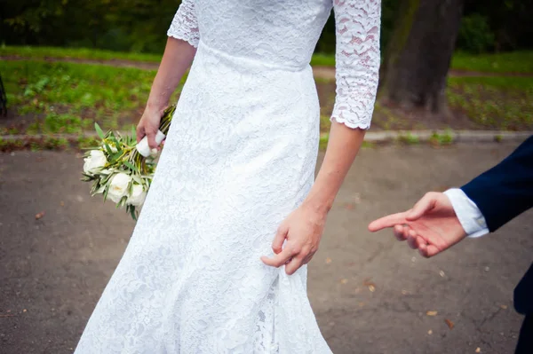 婚礼的花束 早晨新娘 — 图库照片