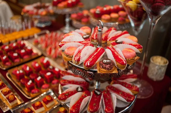 Ziyafet Masada Açık Büfe Festival Gıda Catering Giden — Stok fotoğraf