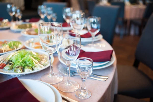 Buffébord Banketten Festlig Mat Utgående Catering — Stockfoto