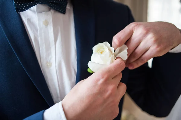 Big Wedding Bouquet Morning Bride — Stock Photo, Image