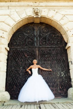 Gelinlik güzel şehvetli gelin sarışın 