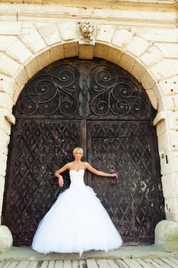 Gelinlik güzel şehvetli gelin sarışın 