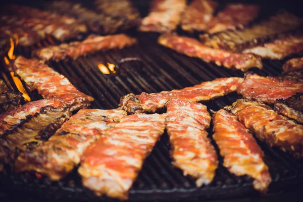 Gustoasă Stradă Europeană Fast Food — Fotografie, imagine de stoc