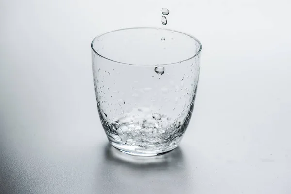 A glass of clean water