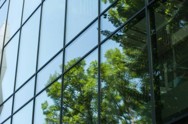 Modern şehir binası modern cephe dekorasyonu