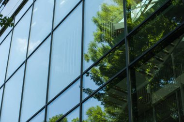 Modern şehir binası modern cephe dekorasyonu