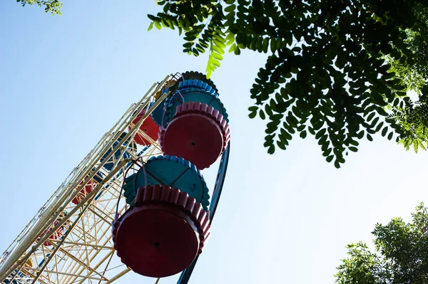 Construcción Metálica Para Hacer Turismo Parque Atracciones —  Fotos de Stock