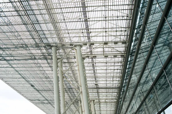 Grandes Estructuras Metálicas Construcción Moderna — Foto de Stock
