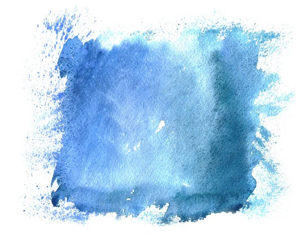 Mão Pintura Aquarela Inverno Fundo Abstrato — Fotografia de Stock