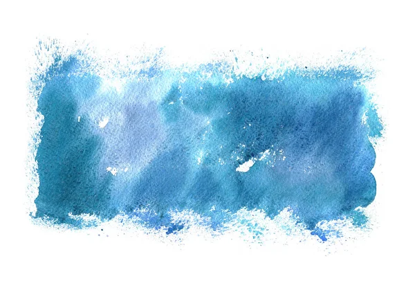 Peinture Main Aquarelle Hiver Fond Abstrait — Photo