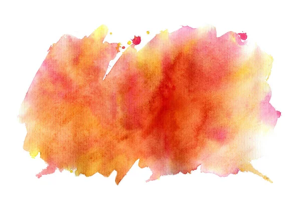 Abstract Red Watercolor White Background — Stock Photo, Image