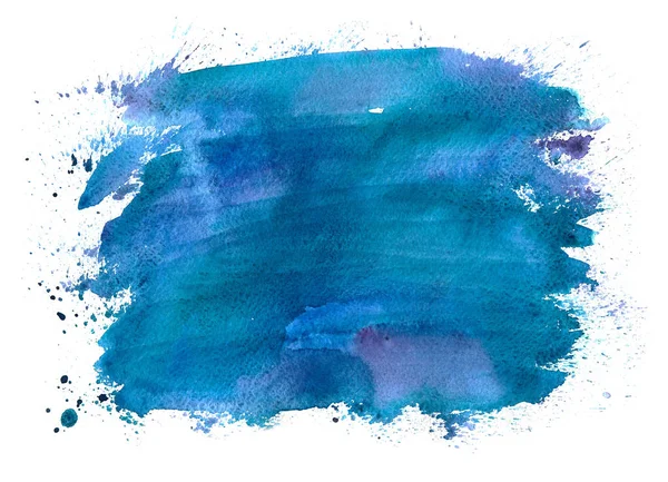 Beyaz arka plan üzerinde izole soyut suluboya