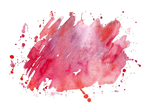 Beyaz arka plan üzerine soyut parlak suluboya. 