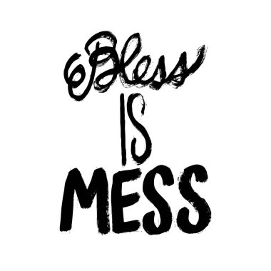 Yazı, modern fırça hat motivasyon posteri beyaz arka plan ile mürekkep.