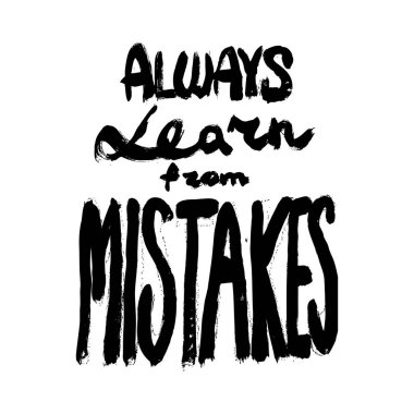 Elle çizilmiş yazı poster. Vintage tipografi kartı.