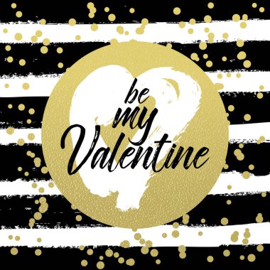 Romantik illüstrasyon. Tipografi kartpostal veya poster grafik tasarım ile yazı öğe. 