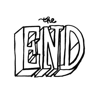 Sonunda Hat el tarzı çizilmiş