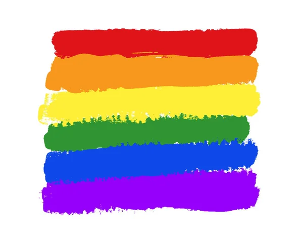 Textura Arco Íris Símbolo Orgulho Gay — Vetor de Stock