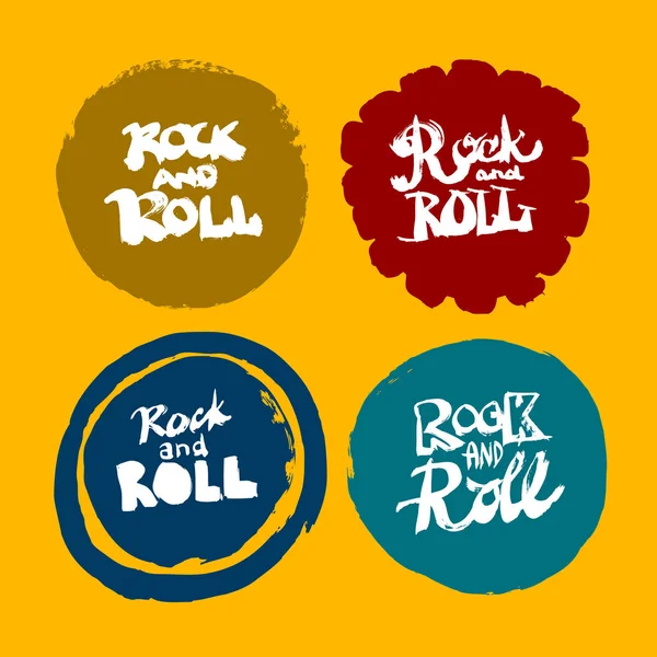 Rock Festival Poster Rock Roll Graphic — Stock Vector