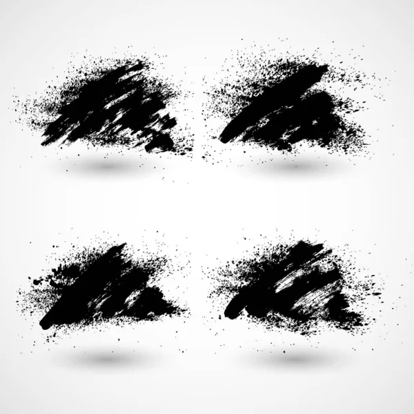 Ensemble Gabarits Grunge Splashes — Image vectorielle