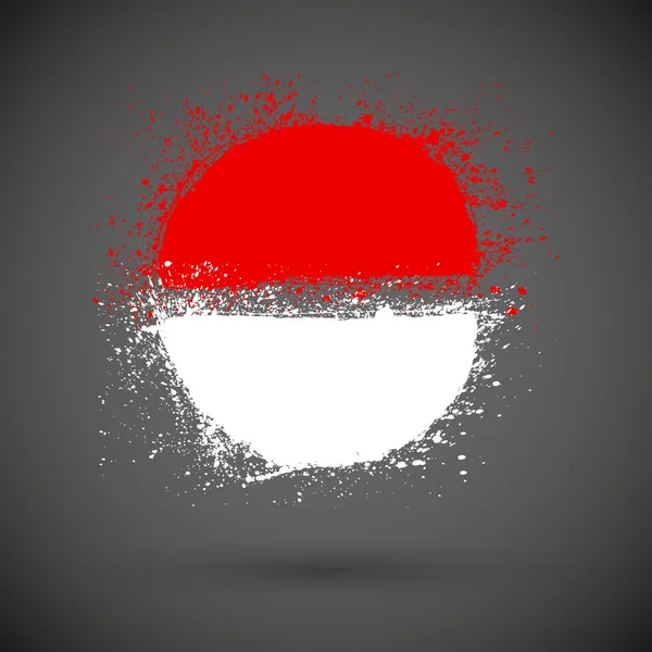 Pokemon Grunge Icono Sobre Fondo Gris — Vector de stock