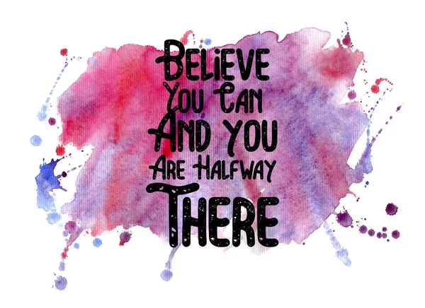 Renkli sulu boya konturları doku ile ilham alıntı