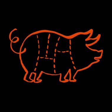 Domuz eti keser Barbekü tasarım