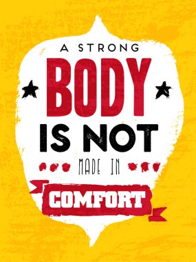 Yaratıcı motivasyon teklif şablonu ilham verici spor salonu.