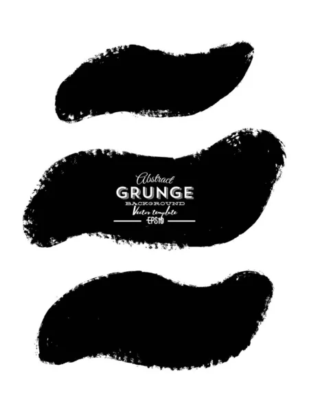 Set Grunge Banners Grunge Backgrounds — Stock Vector