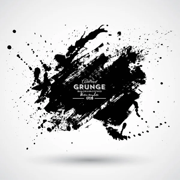 Grunge Splash Banner Βρώμικο Λεκέδες — Διανυσματικό Αρχείο