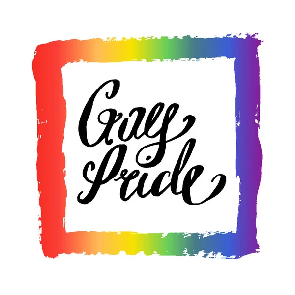 Orgulho Gay Arco Íris Colorido Fundo Abstrato Símbolo Paz Tolerância — Vetor de Stock