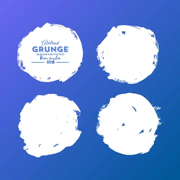 Κύκλοι Grunge Mesy Στρόγγυλα Σχήματα — Διανυσματικό Αρχείο