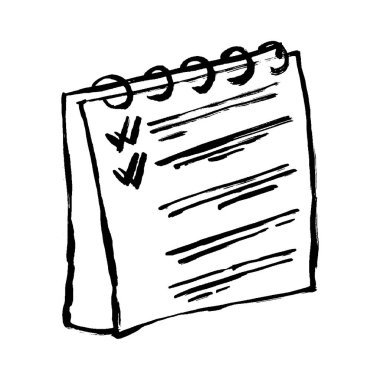 Kontrol Listesi uygulama ve bilgi grafiği için minimal düz doğrusal simgeyi izole etti. Web siteleri ve mobil minimalist düz tasarım için nokta çizgi vektör simgesi.