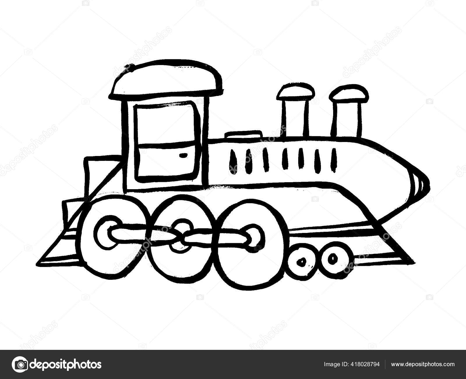 Vector Hand Drawn Doodle Cute Train Steam Locomotive Toys Kids Stock Vector Image by ©LarysaRay #418028794 Vector Hand Drawn Doodle Cute Train Steam Locomotive Toys Kids Stock Vector Image by ©LarysaRay #418028794