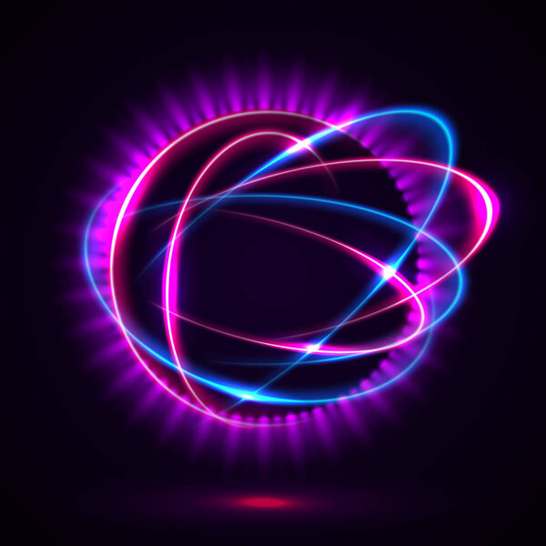 Вспышка круглой линзы
.