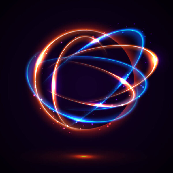 Вспышка круглой линзы
.