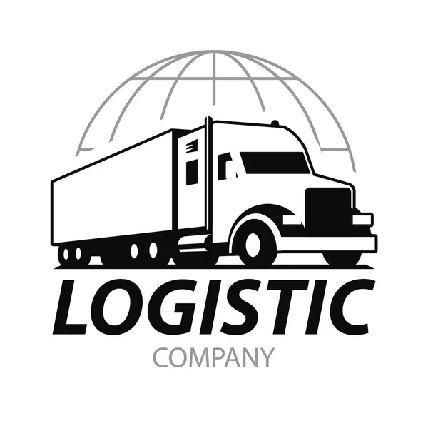 Logo del camion vettoriale . — Vettoriale Stock