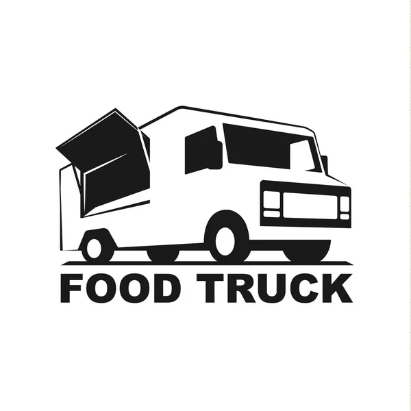 Vector ilustración camión de comida . — Archivo Imágenes Vectoriales