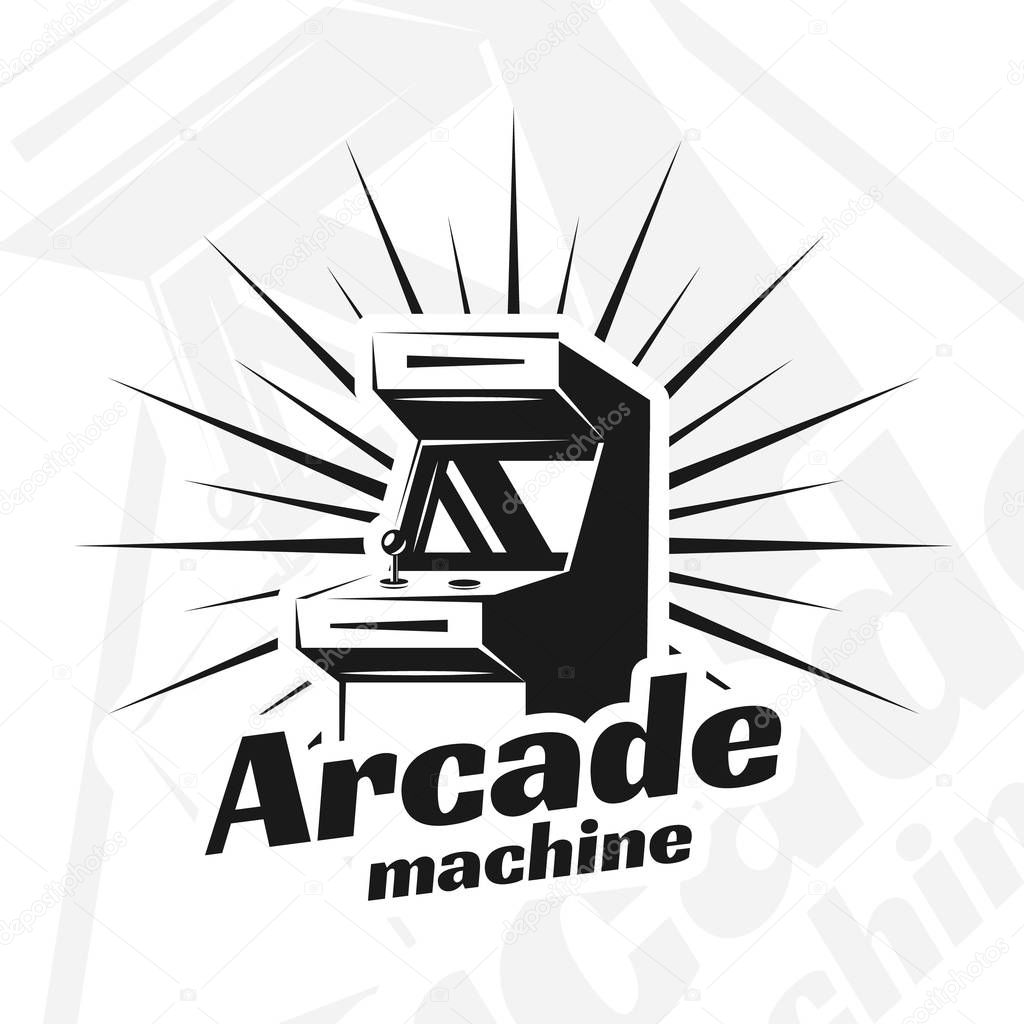 Arcade machine vector.