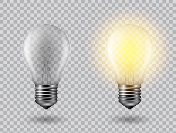 Light bulb vector illustration. — Stock Vector