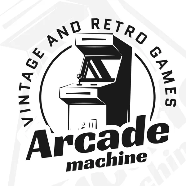 Arcade makine vektörü. — Stok Vektör